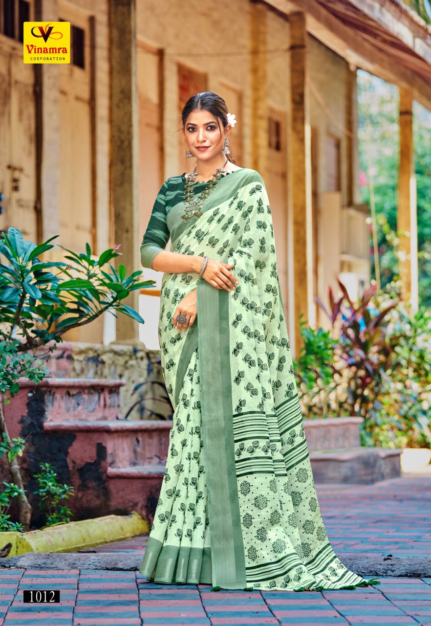 Vinamra Softy Lilen Silk Vol 2 Wholesale Printed Sarees Catalog